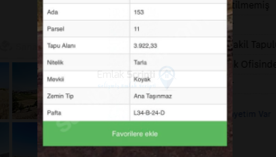 SİNAN GAYRİMENKULDEN SARICA MH. SATILIK HOBİ BAHÇESİ